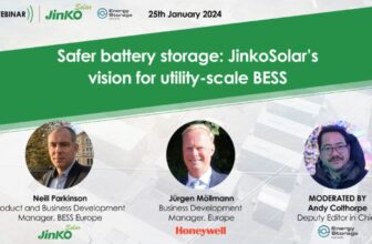 Safer utility-scale battery storage with Jinko Solar